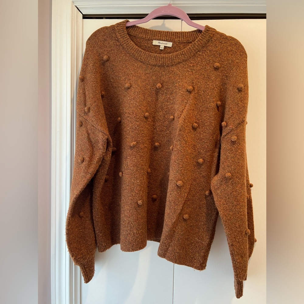 Madewell Brown Crew Neck Sweater